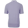 thumbnail image 3 of Men's Cutter & Buck Purple TCU Horned Frogs Throwback Logo Virtue Eco Pique Stripe Recycled Polo, 3 of 3
