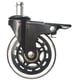 thumbnail image 2 of Rueda universal de PU de 3 pulgadas con clip de seguridad, rueda negra con soporte de carga fuerte, rueda transparente, silla de oficina, rueda silenciosa, 1 unidad Rojo Verde, 2 of 5