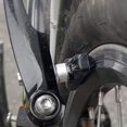 thumbnail image 4 of 2 pares de frenos de bicicleta, frenos de bicicleta, pinzas, frenos tipo V, pastillas de freno VTC para bicicleta de montaña, pastillas de freno para bicicleta con tuercas, negro, 4 of 5