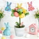 thumbnail image 5 of Uuiauoio Easter Egg Plant for Spring Party Decorations Easter Egg Flower Pot Artificial Colorful Eggs Plant Potted Flower Egg Spotted Eggs, 5 of 8
