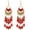 Red, variant on Vintage Bohemian Beaded Red Tassel Earring Layered Drop Dangle Earrings Green Ethnic Chandelier Boho Beads Earrings Jewelry for Women