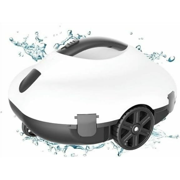 PC2332 Cordless Robotic Pool Vacuum Cleaner Pool Robot with Wall Climbing for Inground Pools Floors Walls and Waterlines