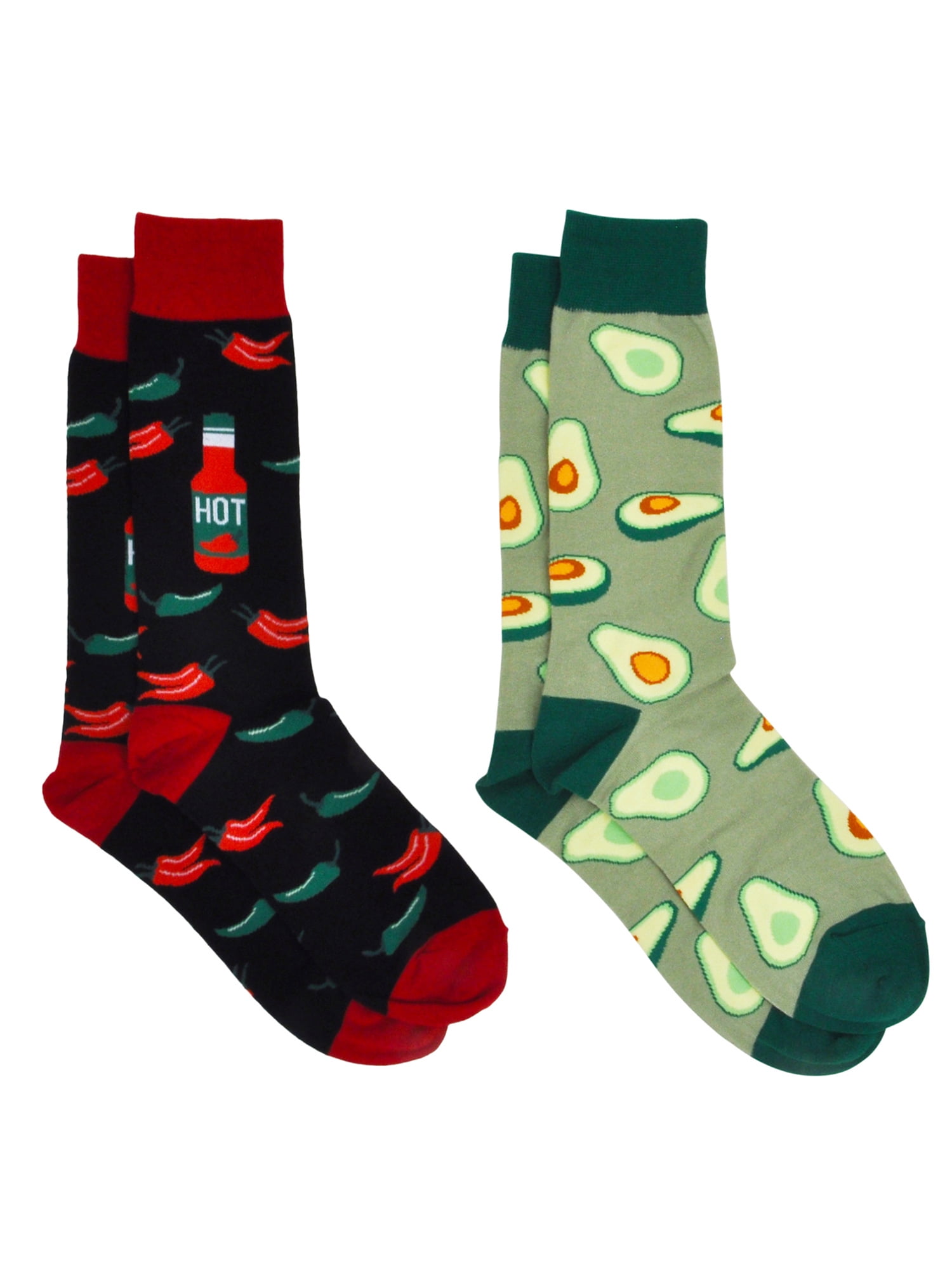 Tomato And Pepper Crazy Socks Tomato And Pepper 3D Crew Socks For Running Athletic Sports