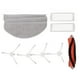 thumbnail image 2 of Juego de filtros de cepillos para robot trapeador accesorios para robot trapeador fáciles de instalar con cepillo lateral para MJST1S ANGGREK Otros, 2 of 8