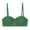 Army Green, variant on Bras for Women Traceless Comfortable No Steel Ring Removable shoulder strap Convertible Bras Solid Color Breathable Gathering Push up Strapless Bras