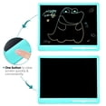 thumbnail image 4 of 15" LCD Writing Tablet Colorful Drawing Pad Electronic Graphics Doodle Board Erasable eWriter Stylus Gift for Kids Boys Girls Blue, 4 of 11