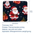 thumbnail image 5 of Santa Claus Square 8.3x9.8 Inch Non-Slip Rubber Bottom Printed Mousepad Desk Mat Gaming Mousepad for Office and Gaming, 5 of 6