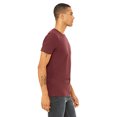 thumbnail image 3 of Bella Canvas Mens CVC Jersey Tee, 3XL, Heather Cardinal, 3 of 3