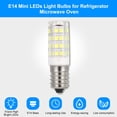 thumbnail image 2 of Bombilla LED Mini bombillas LED E14 para uso doméstico bombillas de ahorro de energía de 5W para nevera horno microondas campana extractora Romacci Bombilla LED, 2 of 5