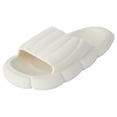 thumbnail image 2 of CLPP'LI Cloud Slides for Kids, Boys Girls Comfy Shower Slippers Slip on Slide Sandals Non-Slip Summer Beach Pool Shoes Creamy White 13, 2 of 3