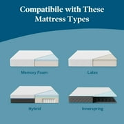 Lucid Basic Remote Controlled Steel Adjustable Bed Base, Twin XL