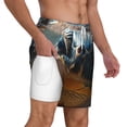 thumbnail image 2 of Balery Realistic Cute Sea Turtle Mens Swim Trunks Swim Shorts for Men Quick Dry Inseam Beach Shorts with Compression Liner Pocket-X-Large, 2 of 9
