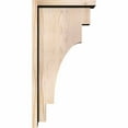 thumbnail image 3 of 5 1/2"W x 12"D x 24"H Mediterranean Smooth Corbel w/Backplate, Douglas Fir, 3 of 9