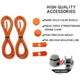 thumbnail image 2 of Cordones elásticos para zapatos con cierre - Cordones sin atar para zapatillas de deporte para adultos y niños,Orange oso de fresa Juguete, 2 of 6