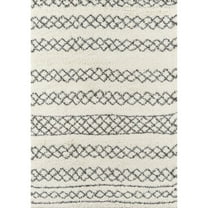 Momeni Contemporary Rectangle Area Rug, Ivory, 9'3" X 12'6"