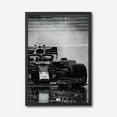 thumbnail image 2 of Formula 1 Racing Car in Rain Black and White Canvas Wall Art  Motorsport Photography Decor, 2 of 10