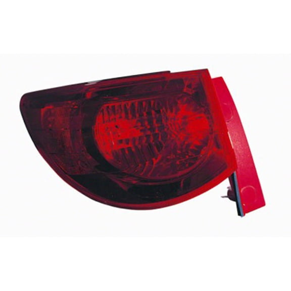 KAI New Economy Replacement Driver Side Outer Tail Light Assembly, Fits 2009-2012 Chevrolet Traverse