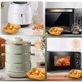 thumbnail image 4 of Compañero de cocina innovador, revestimiento desechable antiadherente, revestimientos impermeables resistentes al calor para freidoras de aire, horneado, campamentos, fiestas - Forma de tazón, 4 of 5