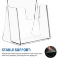 thumbnail image 3 of KAKOWELY Pamphlet Display Stand Brochure Display Stand Magazine Holder Acrylic Brochure Holder File Organizer Menu Holder Stand For Countertop9.13"X4.13"X3.23", 3 of 5