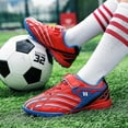 thumbnail image 5 of Zapatos de fútbol para niños Botas de fútbol antideslizantes Tacos Zapatillas de fútbol para césped 3026-Rojo-31 Sailing Electrónica, 5 of 5