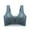 Blue, variant on Kaemgyyd Plus Size Sports Bras for Women Fashion Lace Mesh Wirefree Padded Workout Yoga Bras Comfortable Full Coverage Seamless Bra