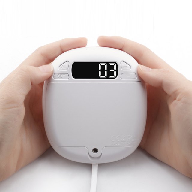 Reloj de alarma vibratoria silenciosa 2 modos de vibración potente despertador despertador multifuncional para sordos con discapacidad auditiva