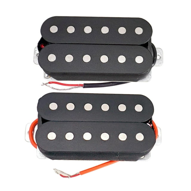 Puente cuello de pastilla de guitarra Yuyangstore Alnico tornillos piezas de guitarra negras