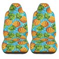thumbnail image 2 of Fotbe Pineapple Pattern Automotive Seat Covers for Cars Trucks and SUVs – Car Seat Covers for Front Seats,Protective Seat Covers,Vehicle Seat Covers, Set of 2, 2 of 9