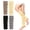 Black/Grey/Khaki/Yellow, variant on 3 Pack Rib Knit Leg Warmers for Women, Acrylic Leg Warmer Socks with Ruffle, Soft Stretchy Ankle Warmers for Boots, Y2K Striped Style Leg Covers for Women Outside, Black/Pink/White