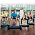 thumbnail image 4 of ZENY 26.5" Aerobic Step Platform Adjustable Exercise Workout Stepper w/4 Risers, Blue, 4 of 9