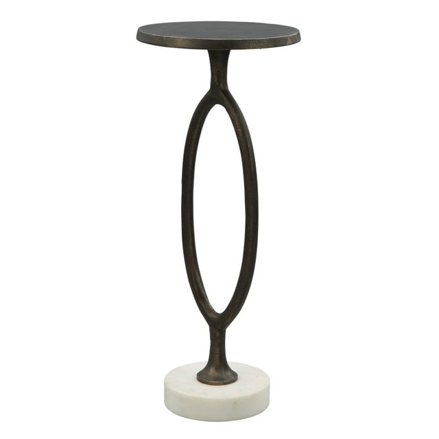 Mesa Lateral Bonita Kessa Muebles Bronce 25 x 63 x 25 cm