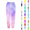 thumbnail image 6 of RUTAYY Toddler Jogging Bottoms Girls Sports Trousers Sweatpants Children Batik Colour Gradient Trousers Training Trousers Drawstring Leisure Cute Pants, 6 of 6