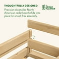 thumbnail image 6 of Greenes Fence 46 in. x 11 in. x 7 in. Cedar Wood Planter Box (2-Pack), 6 of 8