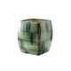 thumbnail image 1 of Maceta de cerámica con orificio de drenaje - Maceta moderna for plantas de interior y exterior - Decoración de jardín, color verde, 1 of 5