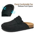 thumbnail image 4 of Decould sylf Women's Suede Mules & Clogs Soft Cork Footbed Potato Shoes Slip On Comfort Casual Shoes with Arch Support, 4 of 8