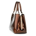 thumbnail image 6 of Style Strategy purses patent leather Satchel handbags for women  Top Handle snap lock Shoulder bags crossbody for women, 6 of 7