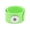 Green, variant on Snap Jewelry Slap Bracelet with Single Snap Holder in Black, 8-Inch Adjustable
