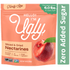 Hello! I’m Ugly Sliced & Dried Nectarines, No Sugar Added Snacks, Unsweetened Dried Fruit, 10 oz
