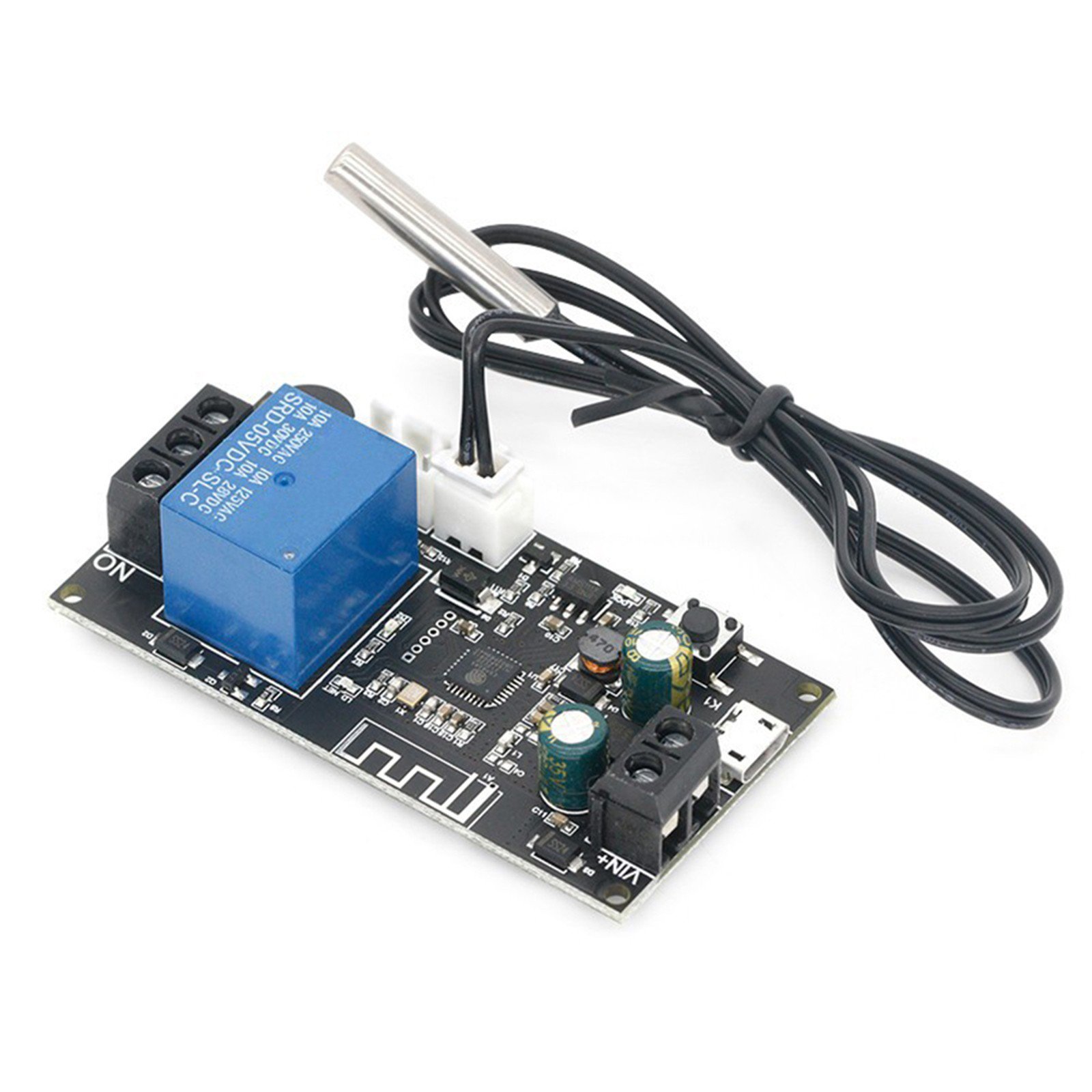 Remote WIFI Thermostat Temperature Controller Module APP Control DC6~30V |  Walmart Canada