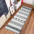 thumbnail image 2 of 2' x 8' Moroccan Boho Geometric Area Rug - Non-Shedding Machine Washable Non Slip Foldable Distressed Tribal Carpet for Living Room Bedroom Dining Room Entryway Home Office, 2 of 6