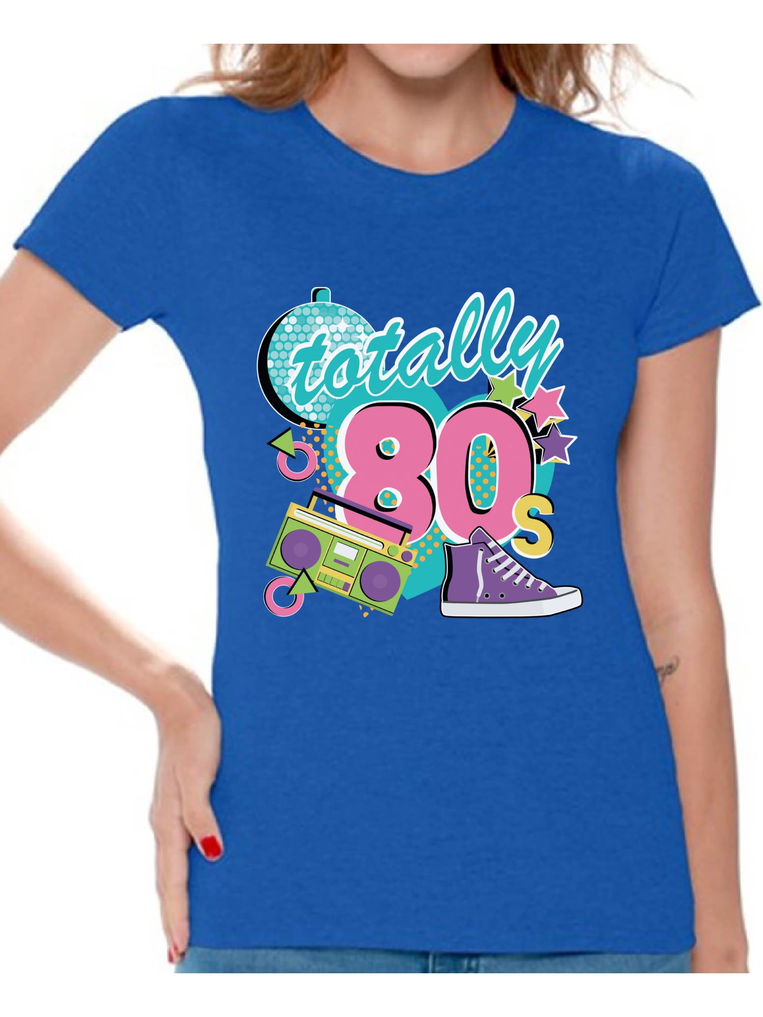 how to make a 80's shirt off the shoulder