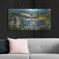 thumbnail image 6 of Luxe Metal Art 'Mexico City Chapultepec Castle' by Pedro Gavidia, Metal Wall Art, 48"x24", 6 of 9