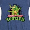thumbnail image 3 of Teenage Mutant Ninja Turtles  - Logo Character Group  - Toddler & Youth Girls Fit & Flare Dress, 3 of 4