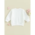 thumbnail image 4 of Bagilaanoe  Baby Girl Boy Casual Sweatshirt Newborn Long Sleeve Lace Patchwork Pullover 3M 6M 9M 12M 18M Infant Fall Loose Tee Tops, 4 of 9