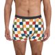 thumbnail image 1 of Balery Floral Checkerboard Calzoncillos bóxer para hombre, ropa interior de algodón suave y transpirable con cinturilla de nailon-X-Large, 1 of 5