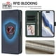 thumbnail image 4 of Para iPhone 16 Plus Bolso Protector con Bloqueo RFID 2 en 1 Funda Tipo Billetera Bicolor Desmontable Funda con Tapa Magnética Bolsillo con Múltiples Ranuras para Tarjetas, 4 of 7