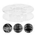 thumbnail image 2 of MOVTOTOP 2pcs 3d Filament Reel Smalll 3d Printer Filament Storage Racks Filament Spool Holder Smalll Extension Cord Reel Accessories For Workshops Transparent, 2 of 7
