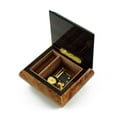 thumbnail image 2 of Irish Music Box W. Celtic Harp, Green Clovers & Ribbon - Away in a Manger, 2 of 2