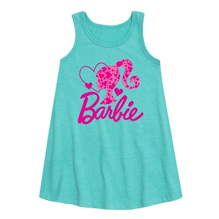 

Barbie - Logo Hearts - Toddler and Youth Girls A-line Dress