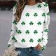 thumbnail image 5 of Blusas para las Mujeres Casual Manga Larga Cuello Redondo Sudadera de las Señoras, Poliéster Suave para Invierno Primavera Uso Diario, 5 of 8